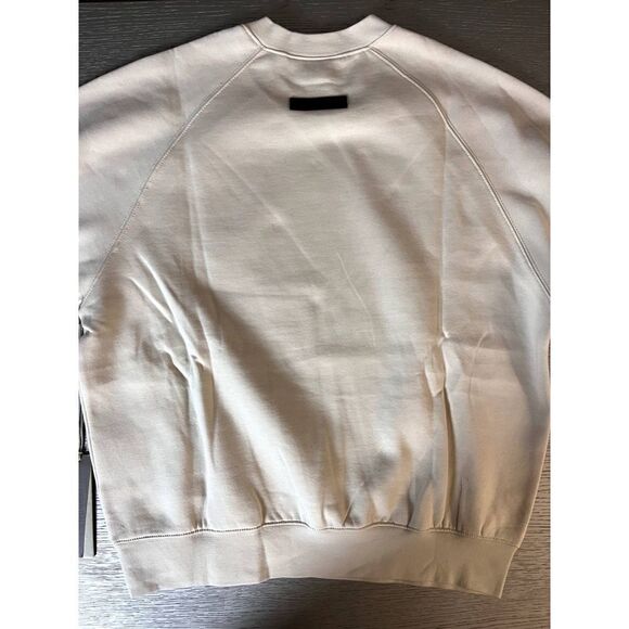 FEAR OF GOD ESSENTIALS Crewneck Egg Shell Brand New Tags Medium - Picture 4 of 8